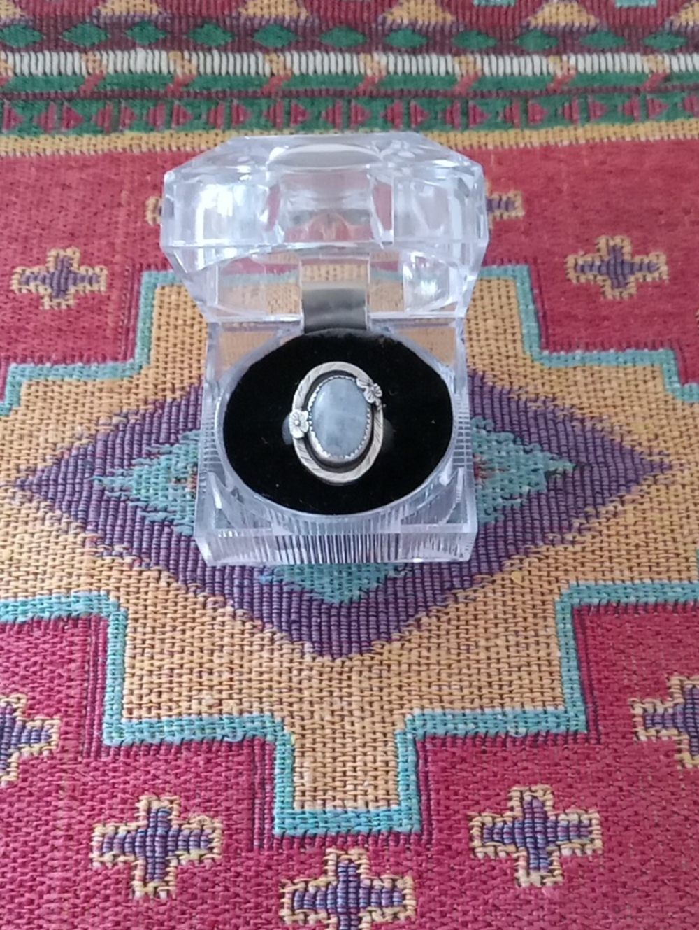 Sterling Silver Moonstone Ring